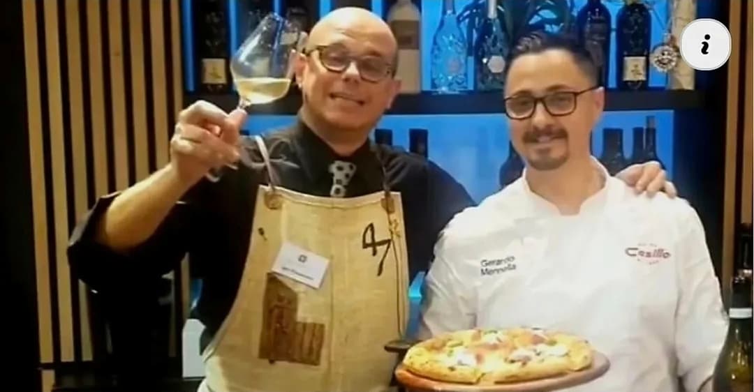 Gerardo Mennella, oprichter van Italian Moments, in de keuken